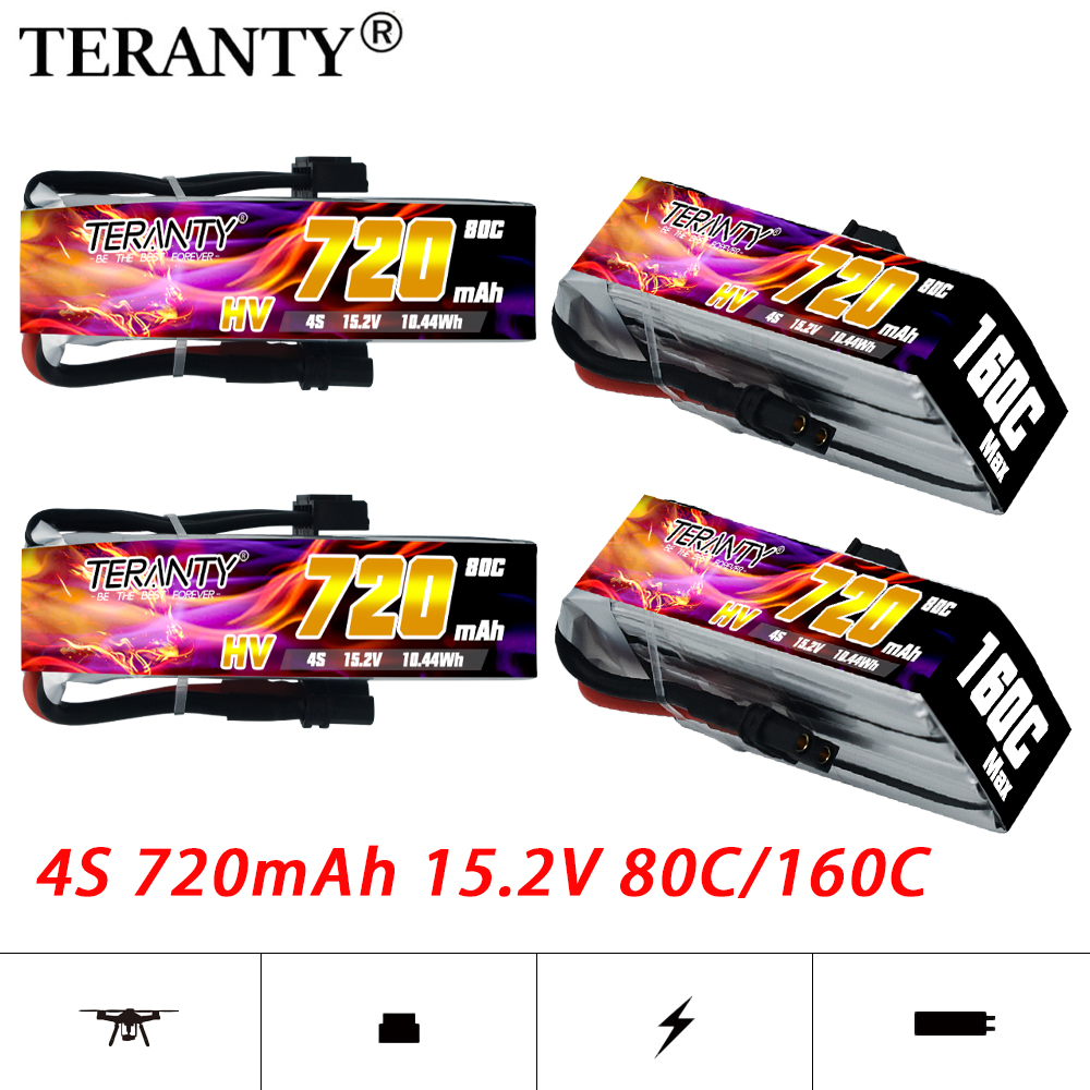 Drone Racing Battery - TERANTY 720mAh 4S 15.2V HV Lipo
