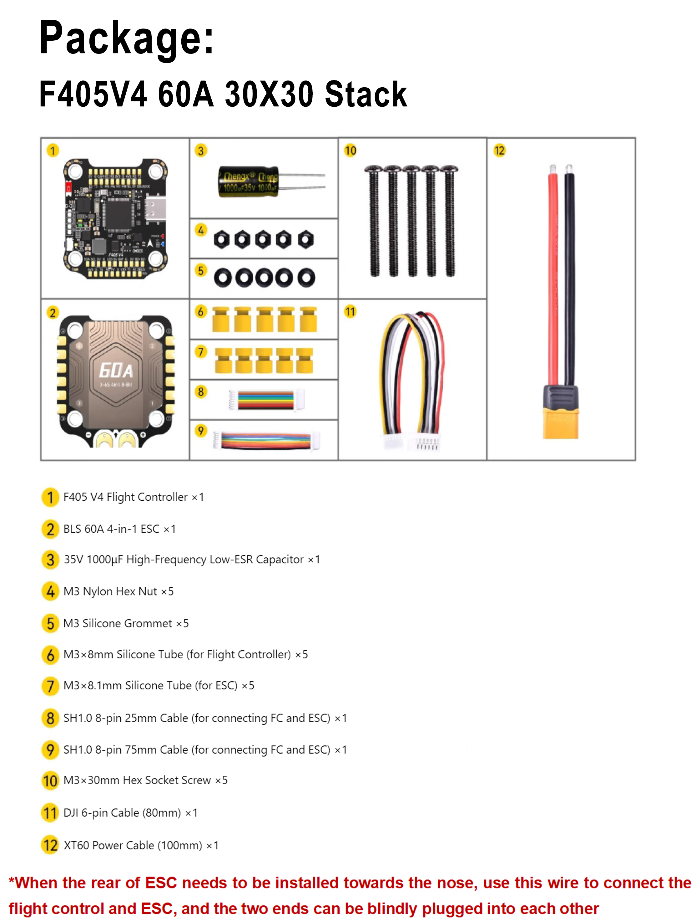 Drone Racing Frame - F405 V4 FC Flight Controller with
