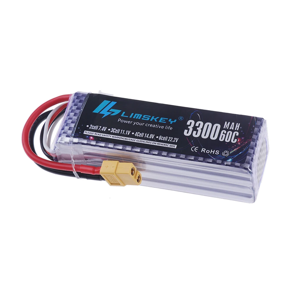 4S LiPo Battery 14.8V 3300mAh  - Drone Racing Battery のレビューと価格