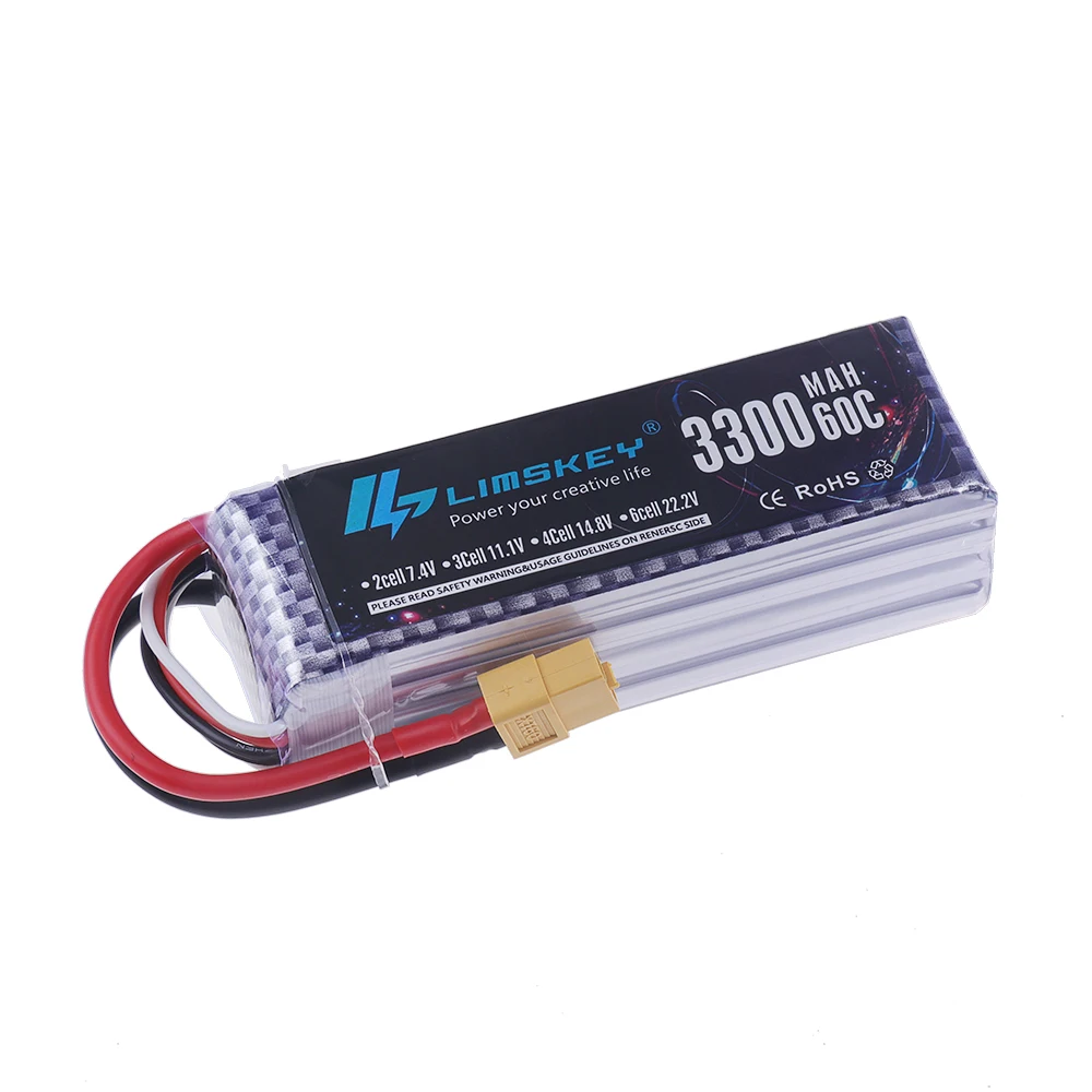 4S LiPo Battery 14.8V 3300mAh  - Drone Racing Battery のレビューと価格