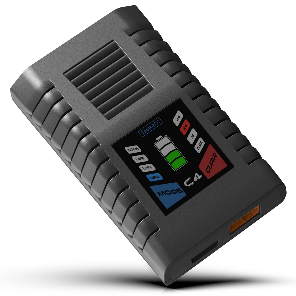 ToolkitRC C4 Charger 50W 5A AC - Drone Racing Charger のレビューと価格