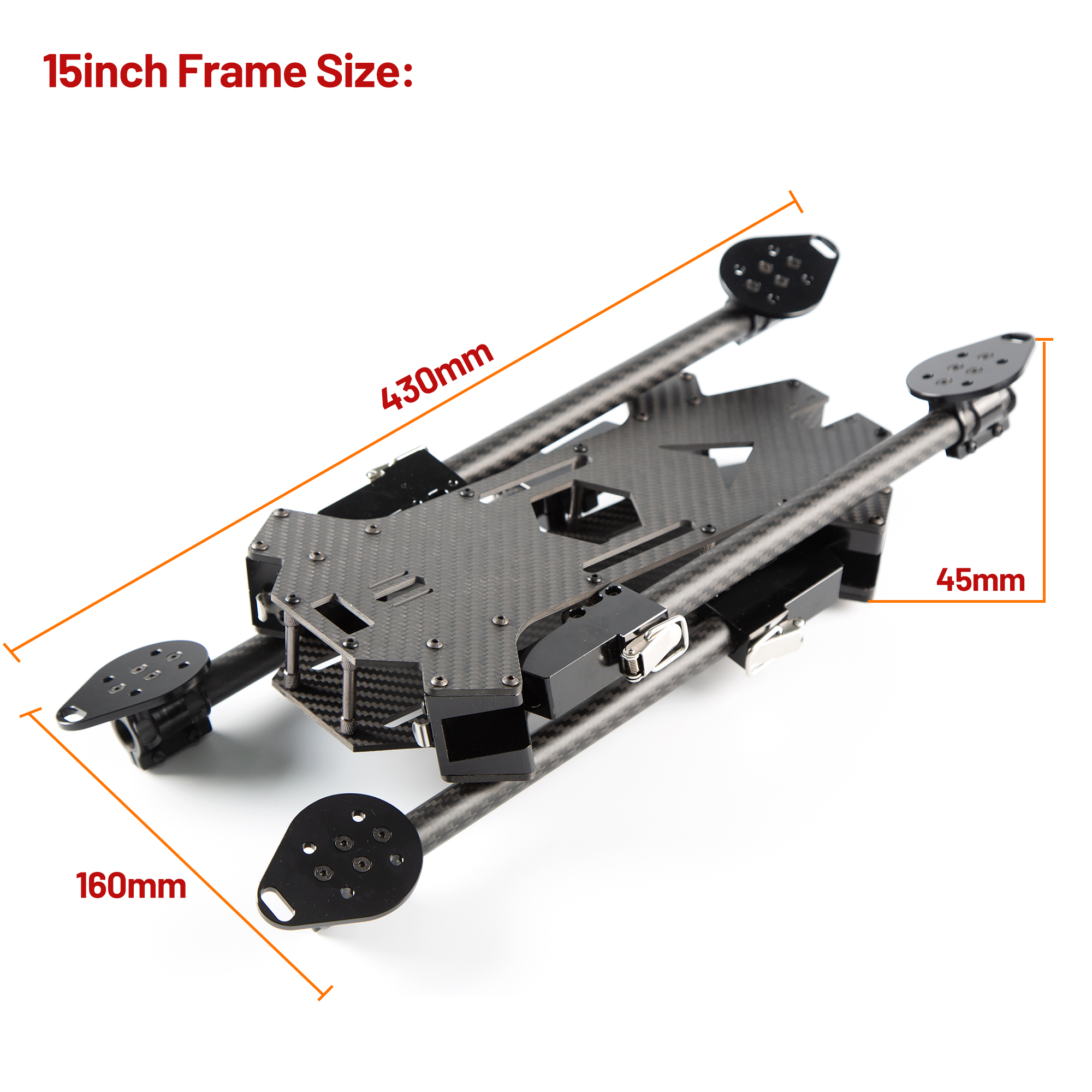 15inch /17inch FPV Carbon Fibe - Drone Racing Frame のレビューと価格