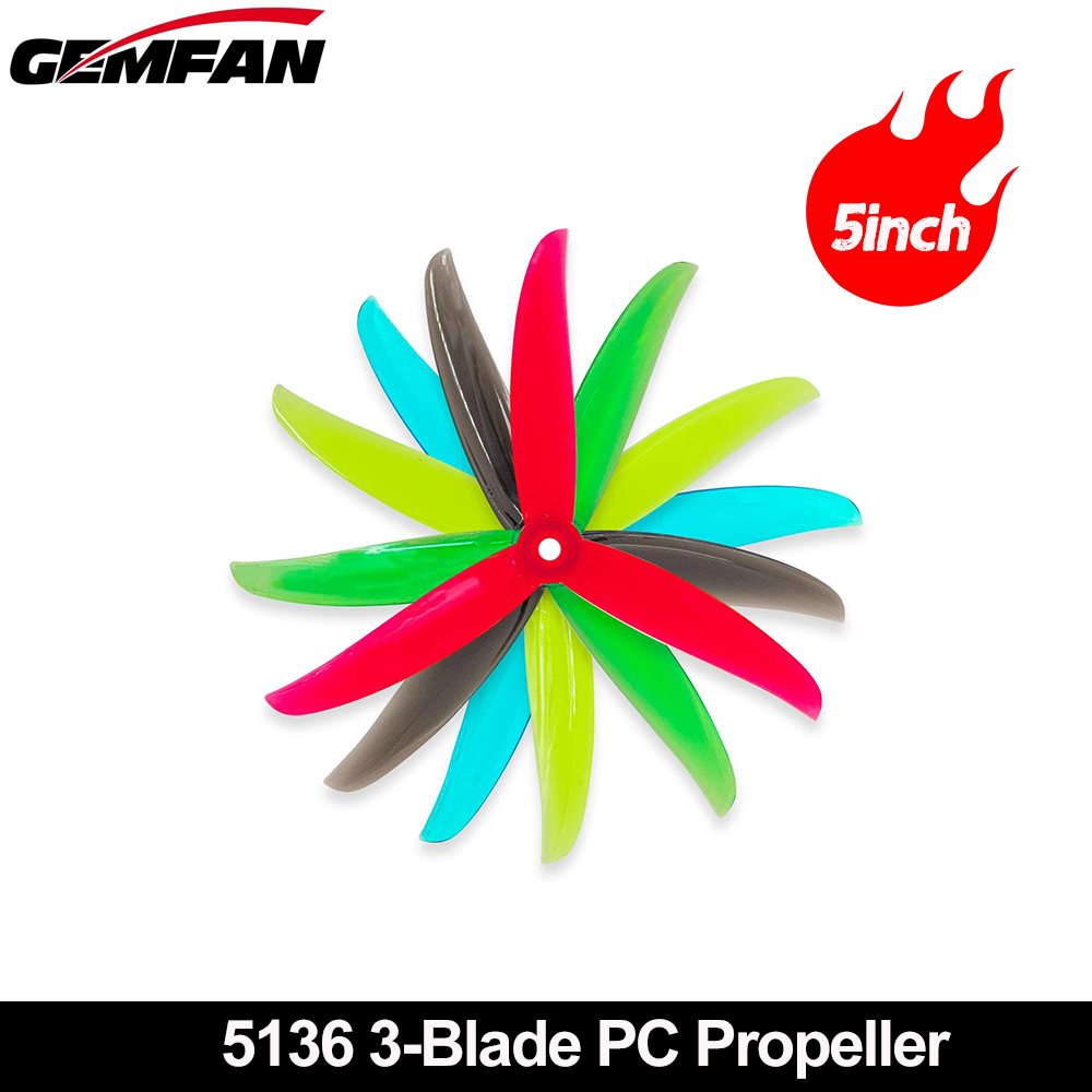 Gemfan VANOVER 5136 3 Blade PC - Drone Racing Propeller のレビューと価格