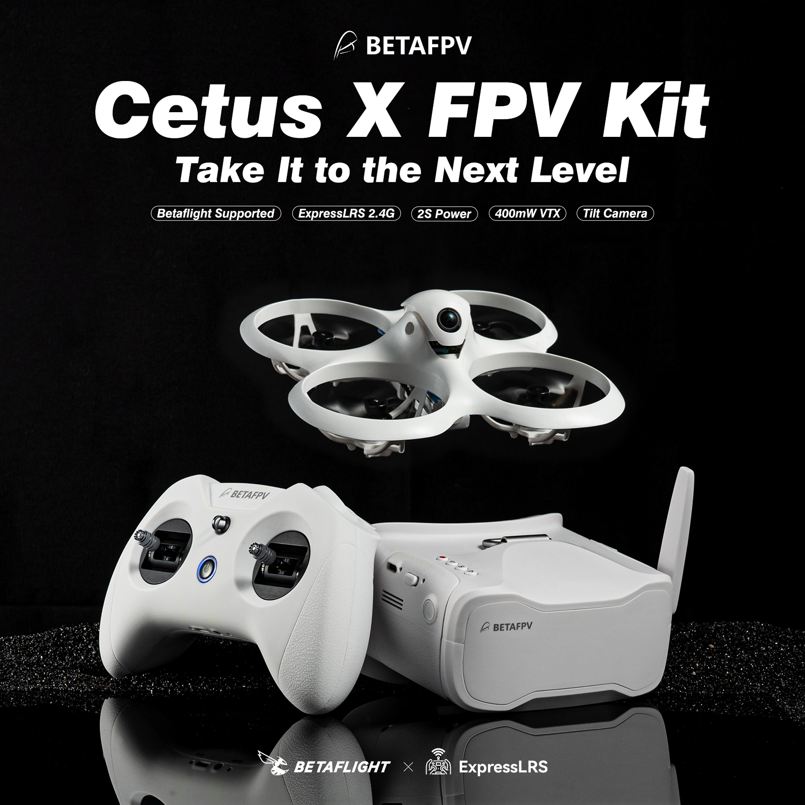 BETAFPV Cetus X FPV Kit Racing - Drone Racing Goggles のレビューと価格