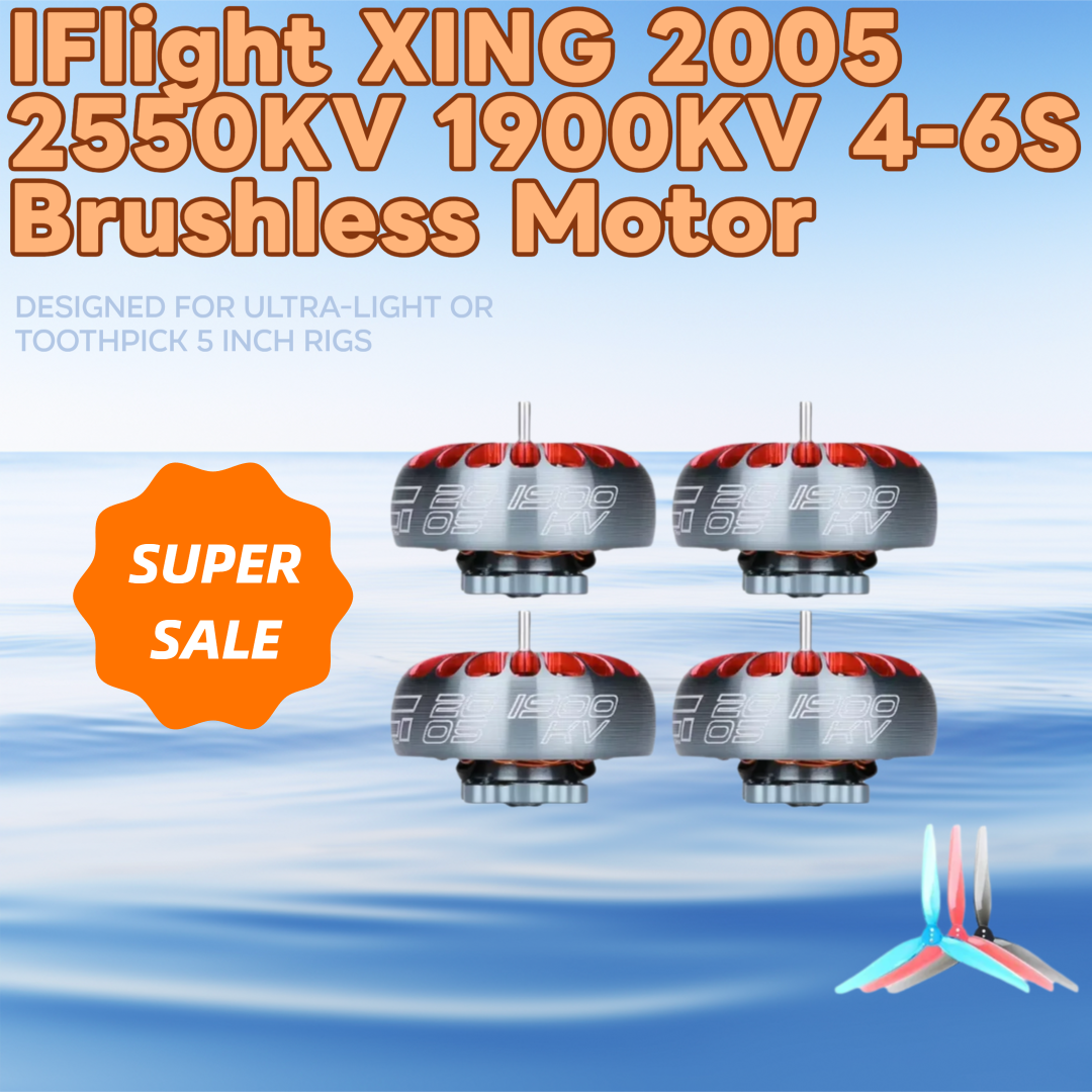 4pcs/lot IFlight XING 2005 255 - Drone Racing Motor のレビューと価格