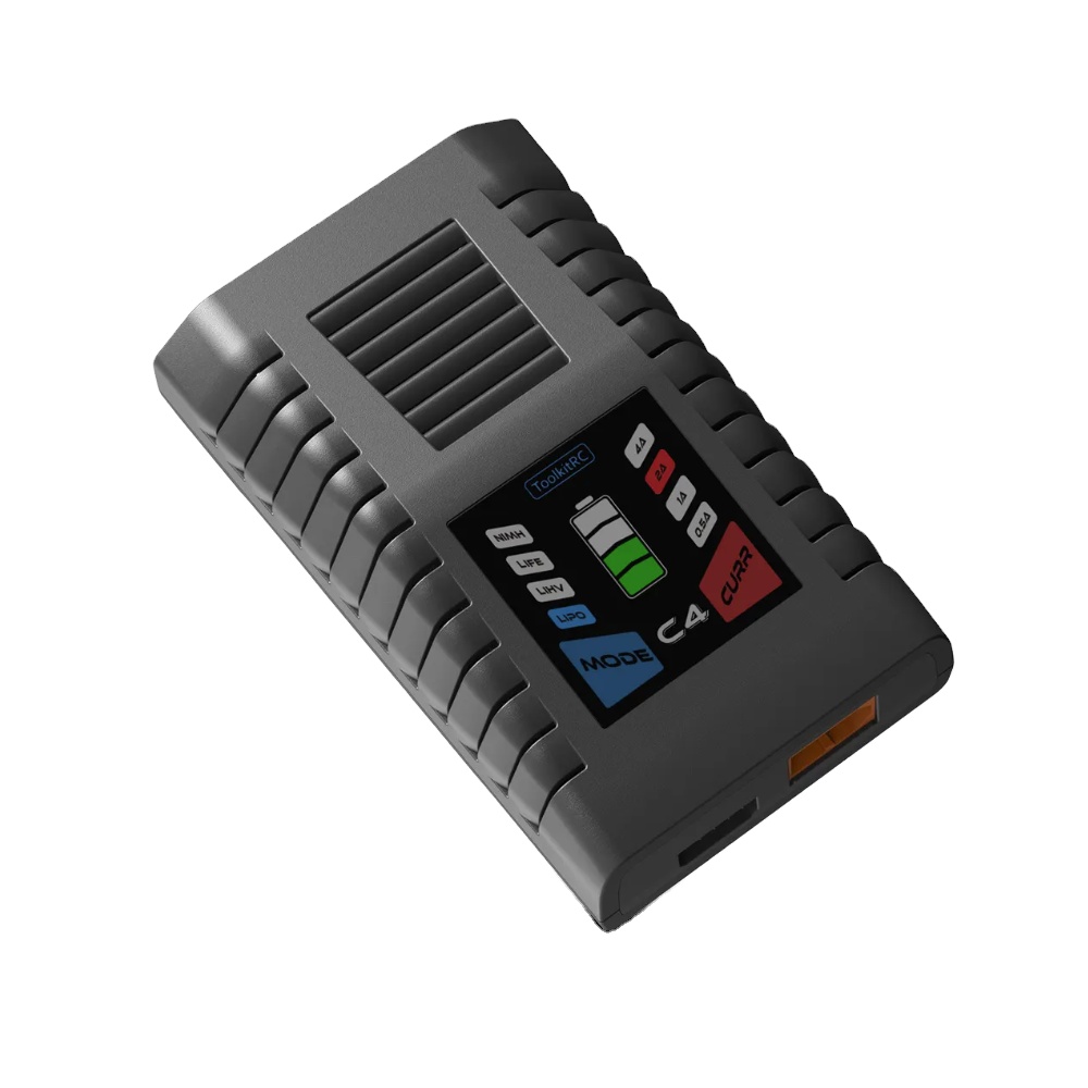 ToolkitRC C4 50W 5A AC Charger - Drone Racing Charger のレビューと価格