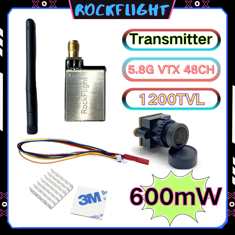 5.8GHz 48CH launcher 600mW Vid - Drone Racing Camera のレビューと価格
