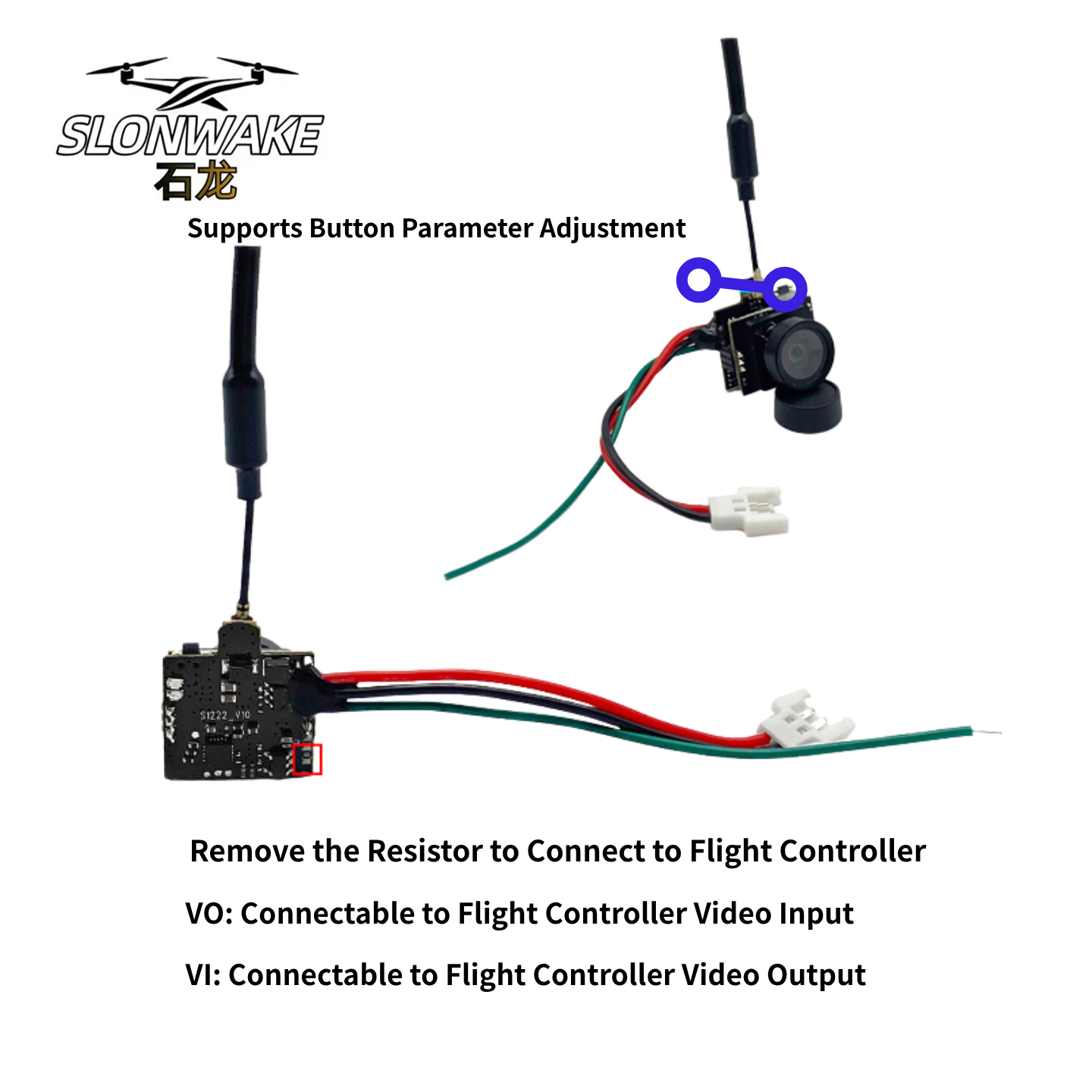 SLONWAKE 5.8G Analog Video Tra - Drone Racing Camera のレビューと価格