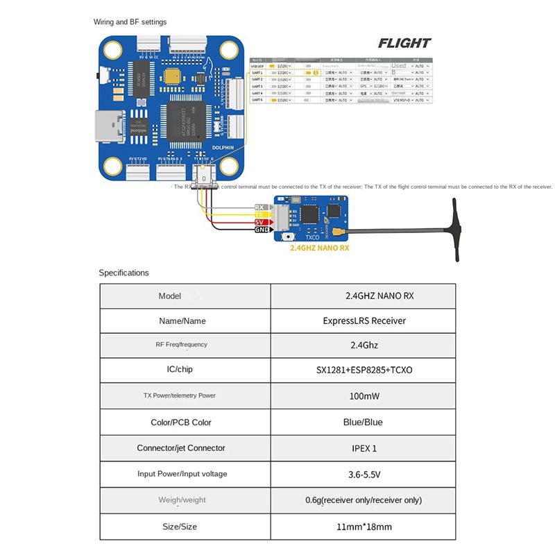 A63T-ELRS RX NANO Expresslrs R - Drone Racing Antenna のレビューと価格