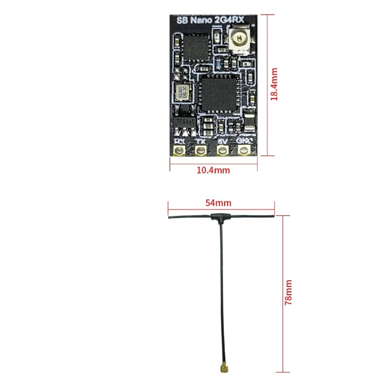 SpeedyBee Nano 2.4G ExpressLRS - Drone Racing Receiver のレビューと価格