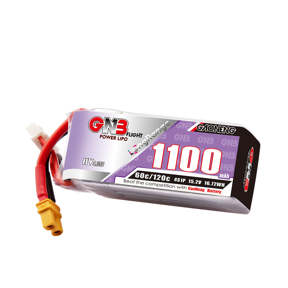 GNB 4S 1100mAh 60C/120C HV Lip - Drone Racing Battery のレビューと価格