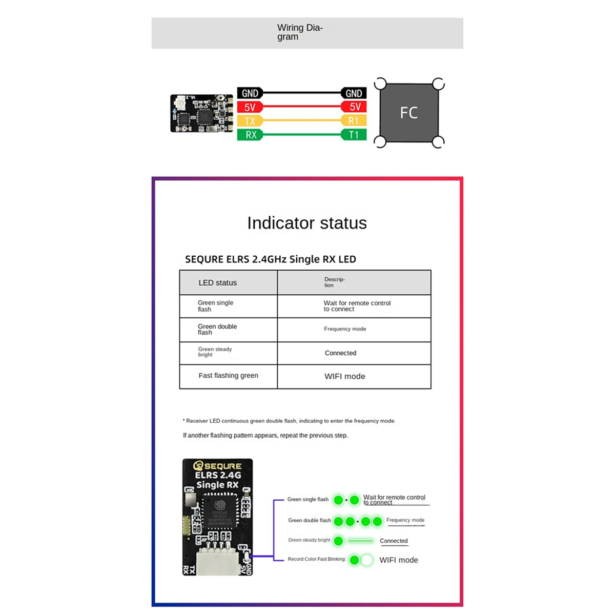 A56G-SEQURE ELRS 2.4GHz Single - Drone Racing Charger のレビューと価格