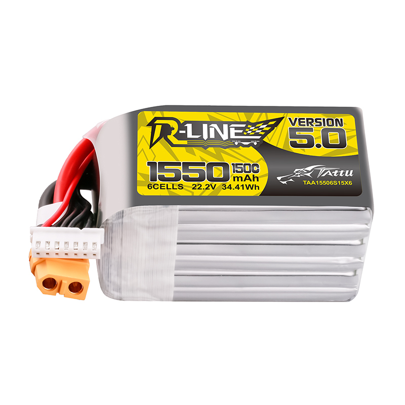 TATTU-R-LINE 5.0 22.2V 1550mAh - Drone Racing Battery のレビューと価格