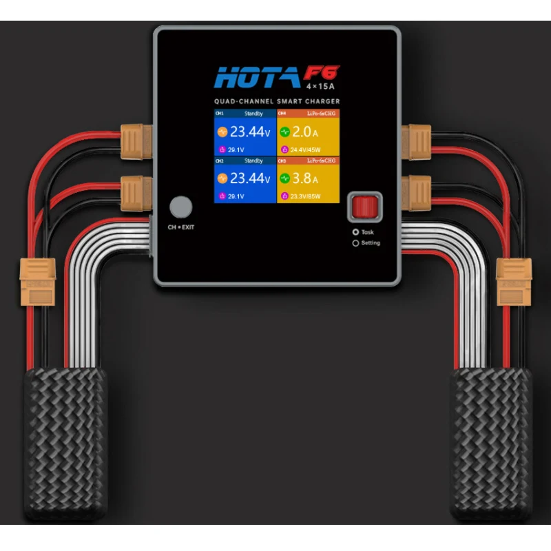 F6 4-Channel Smart Balance Cha - Drone Racing Charger のレビューと価格