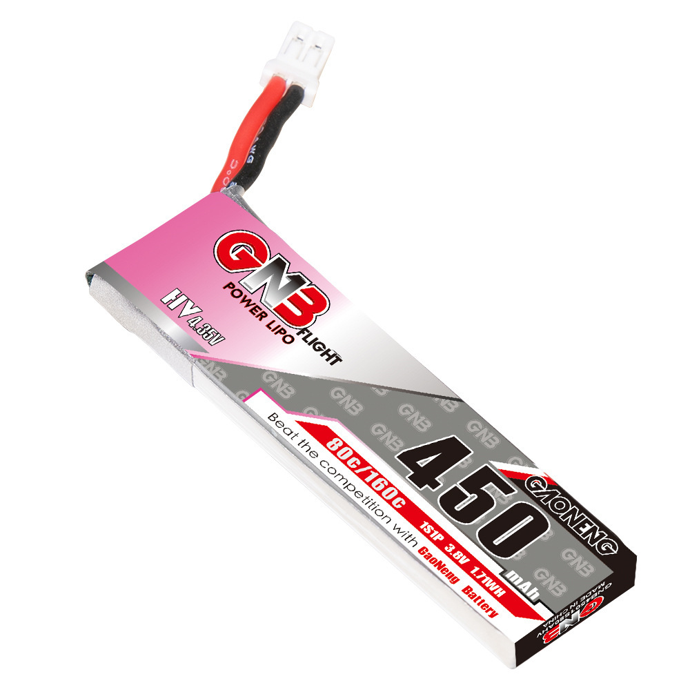 GNB HV 1S 3.8V 450mAh 80C/160C - Drone Racing Battery のレビューと価格