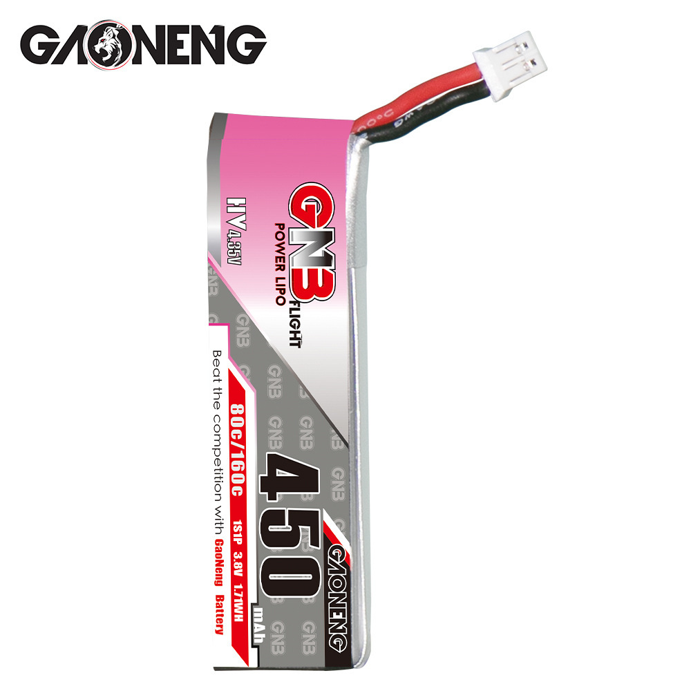 GNB HV 1S 3.8V 450mAh 80C/160C - Drone Racing Battery のレビューと価格