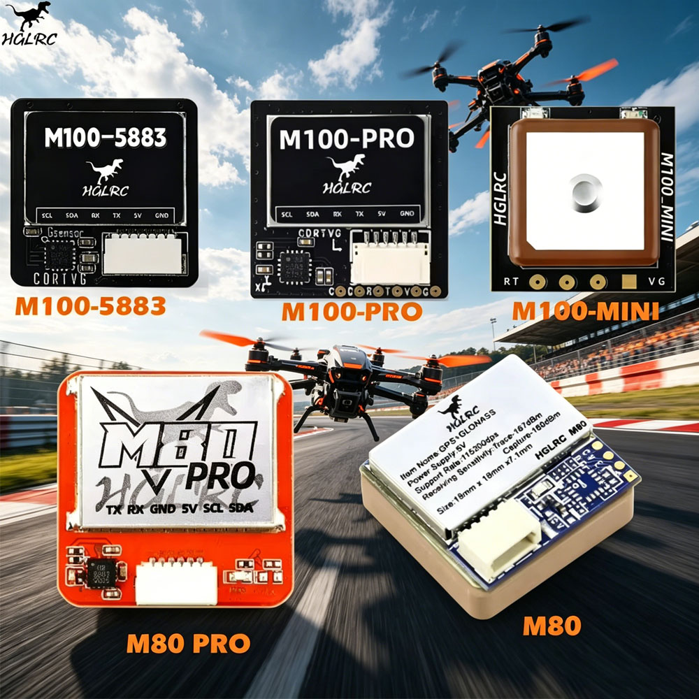 HGLRC M100-5883 GPS/ M100-PRO  - Drone Racing Flight Controller のレビューと価格