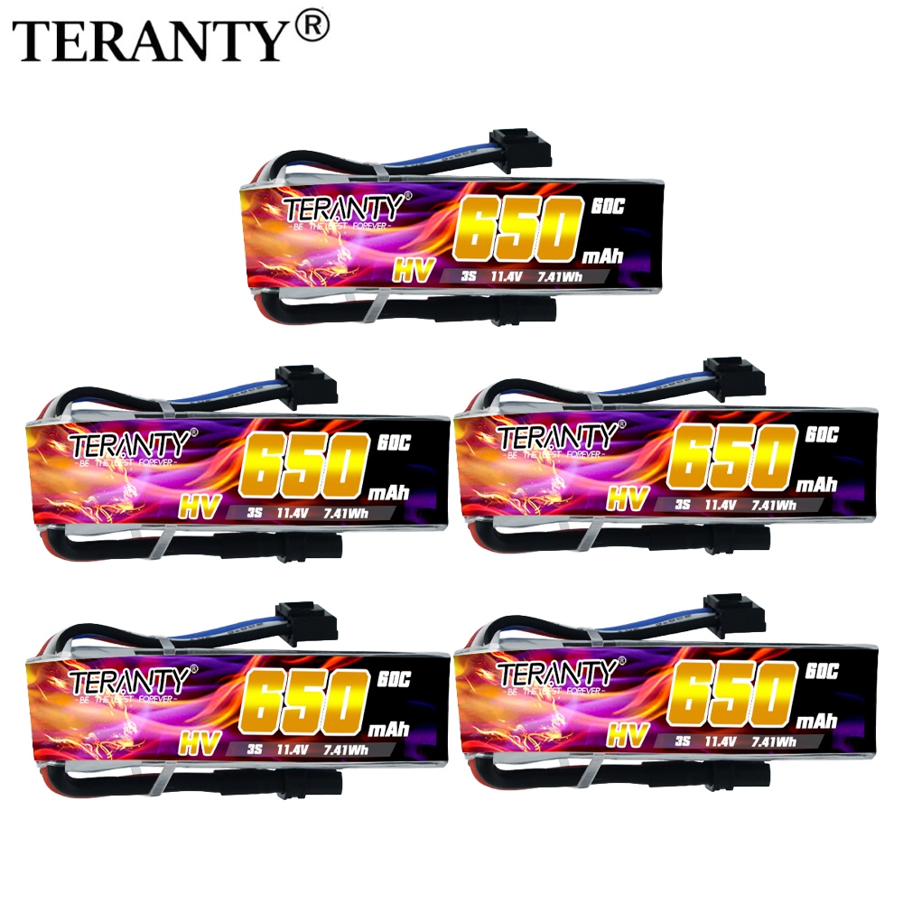 1/2/5/8pcs TERANTY 650mAh 3S 1 - Drone Racing Battery のレビューと価格
