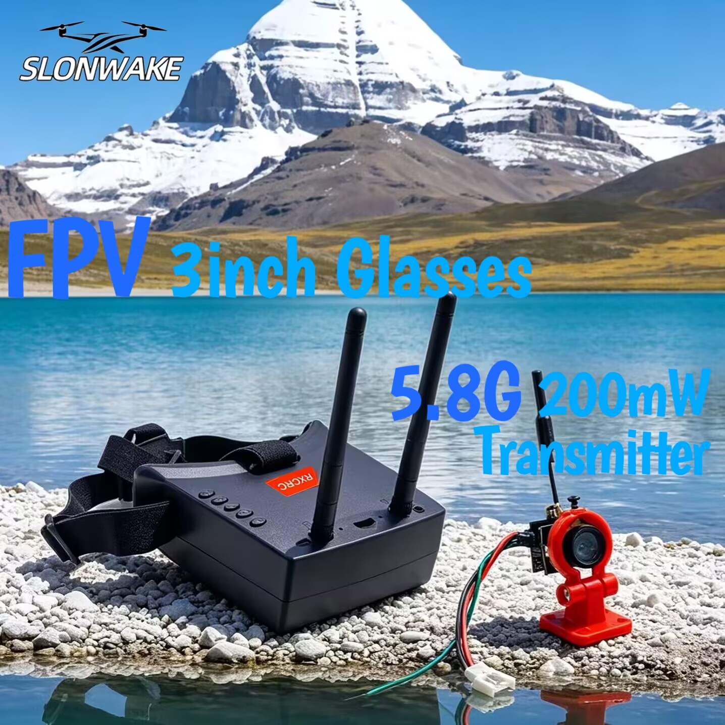 SLONWAKE 5.8G Analog VTX Trans - Drone Racing Camera のレビューと価格