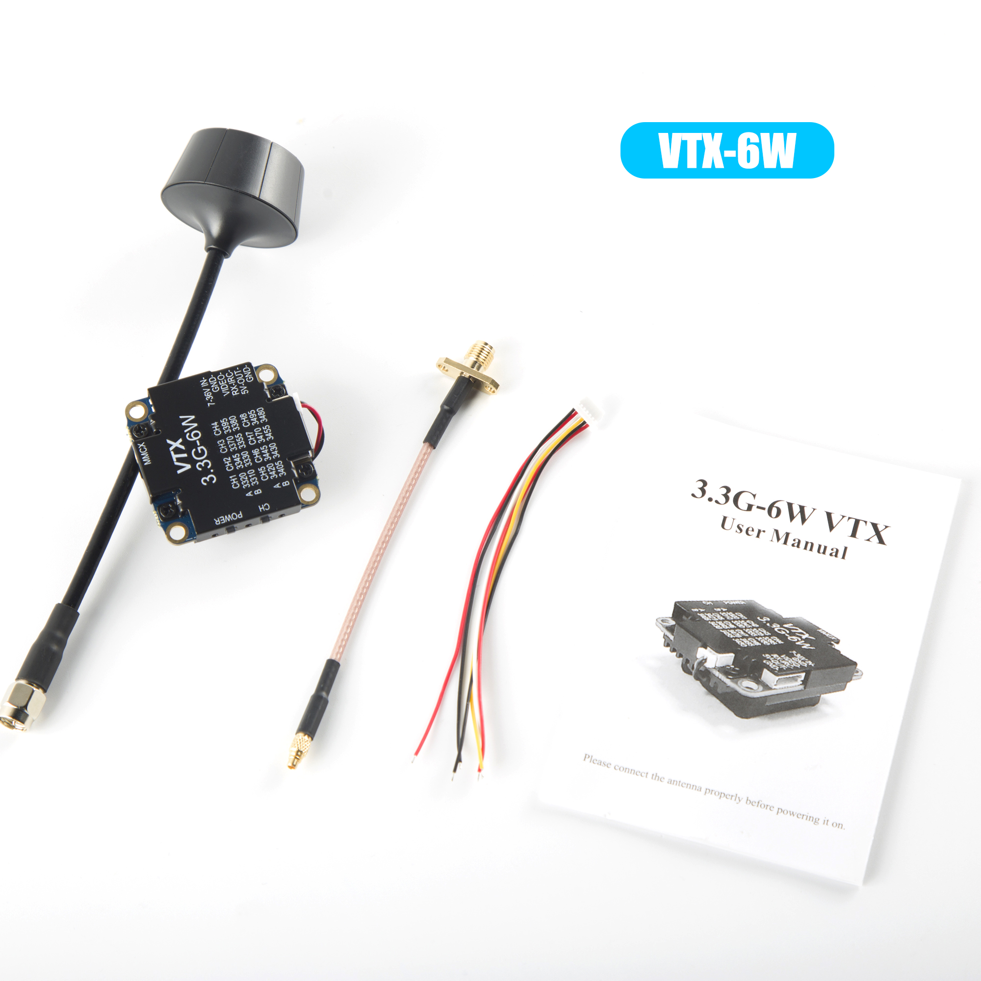FPV Video Transmitter 3.3G 6W  - Drone Racing Vtx のレビューと価格
